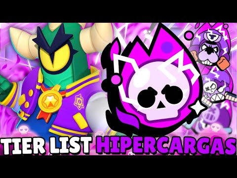 TOP 49 HIPERCARGAS! TODAS AS HIPERCARGAS DE PIOR Á MELHOR no BRAWL STARS! TIER LIST DE HIPERCARGAS!