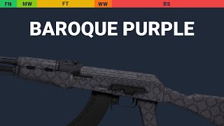 AK-47 Baroque Purple Wear Preview