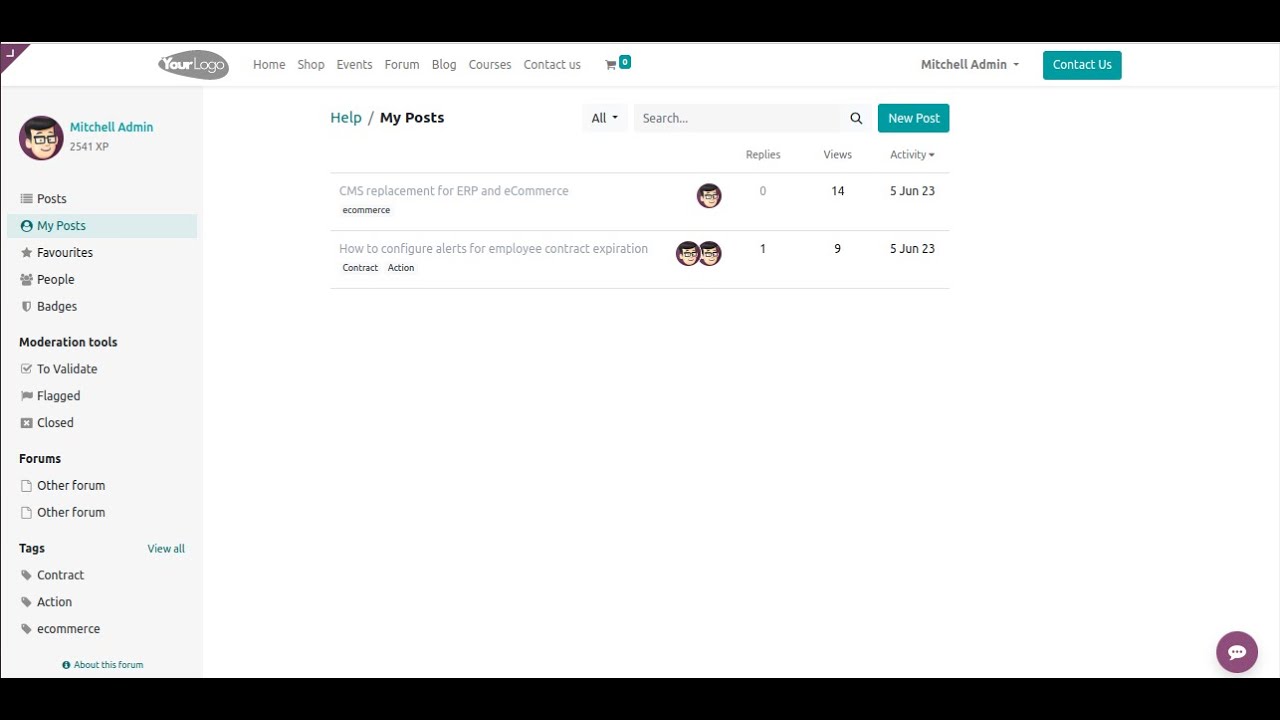 Odoo Forum New User Interface in Odoo 17 | 05.06.2023

Join this channel: https://www.youtube.com/channel/UCVKlUZP7HAhdQgs-9iTJklQ/join Sponsor Us: ...