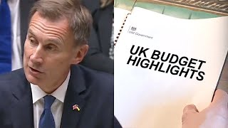 UK 'massive' budget announcement highlights...