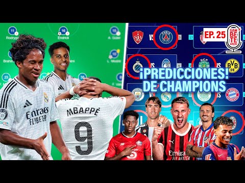 ¡¿Nueva FORMACIÓN para el Real Madrid?! |¡PREDICCIONES de PLAYOFFS de Champions! | ¿Lamine va de 9?