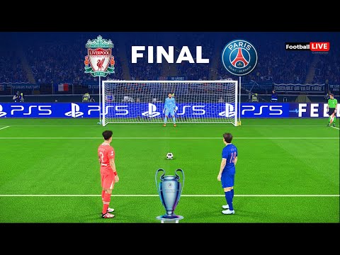 Liverpool vs PSG - Final - Penalty Shootout | UEFA Champions League 2025 | eFootball PES