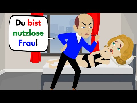 Arme Frau wird von grausamen Menschen gemobbt | Deutsch lernen
