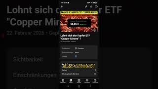Copper Miners ETF - Der Kupfer ETF