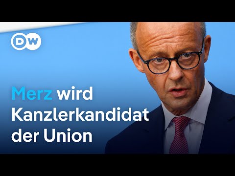 CDU und CSU schicken Friedrich Merz ins Rennen um die Kanzlerschaft | DW Nachrichten