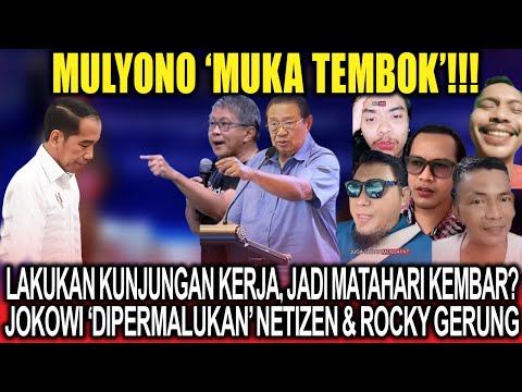 Muka Tembok❗Lakukan Kunjungan Kerja, Jadi Matahari Kembar? Jokowi 'Dipermalukan' Netizen & Rocky