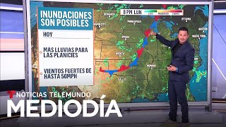 Las lluvias no dan tregua y nueve millones de personas están bajo alertas | Noticias Telemundo