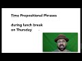Understanding Prepositional Phrases