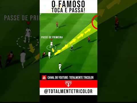 O FAMOSO TOCA E PASSA! #saopaulo #futebol #tricolorpaulista