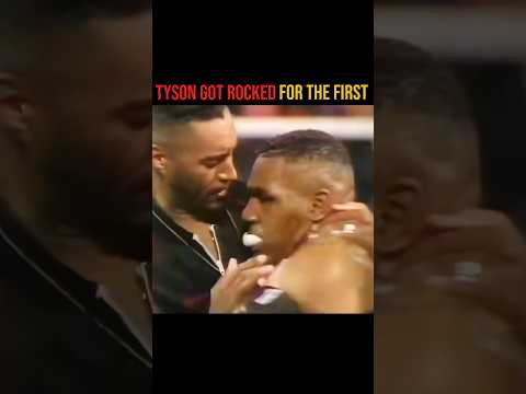 Tyson Got Rocked for the First Time #boxing #boxinghighlights #boxinglegend #miketyson