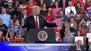 VISITA DE TRUMP A DULUTH