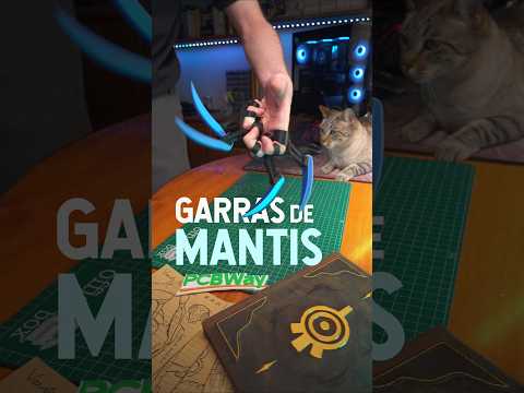 He conseguido hacer unas garras de mantis de metal?!?! #maker #3dprinting #3dprint #impresion3d