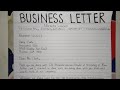 Business Letter Writing and Partnerships