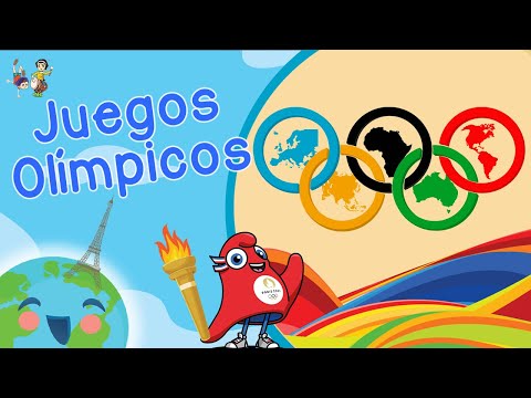 Juegos Olimpicos 2024 para Niños (Video Educativo para Niños) Paris 2024