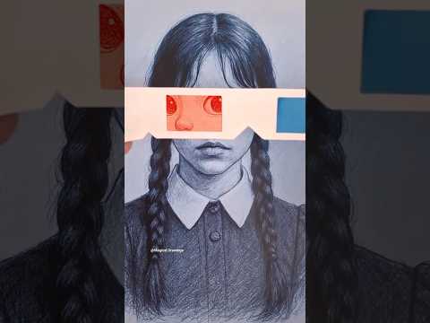 Squid Game Doll vs Wednesday 3D Glasses #squidgame #squidgamedoll #squidgame2 #squidgame3 #wednesday