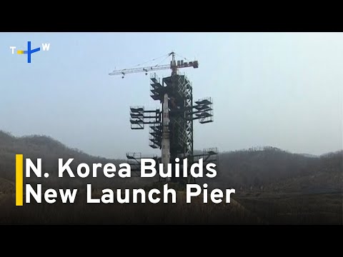 YouTube video thumbnail: North Korea Expands Rocket Launch Site With New Pier