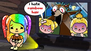 Everyone Hates My Rainbow Hair | Toca Life Story | Toca Boca
