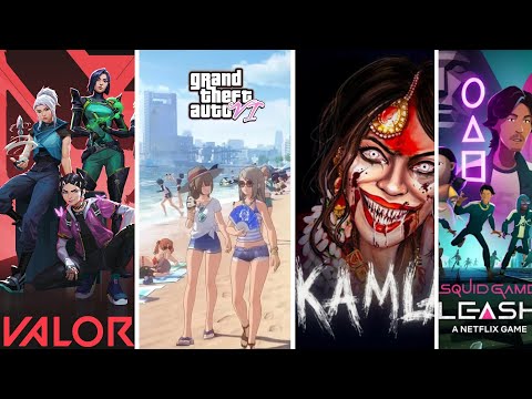 Gta 6 Mobile | Valorant Mobile New Beta | Squid Games Unleashed|Kamla Mobile|Hidden Ones|Delta Force