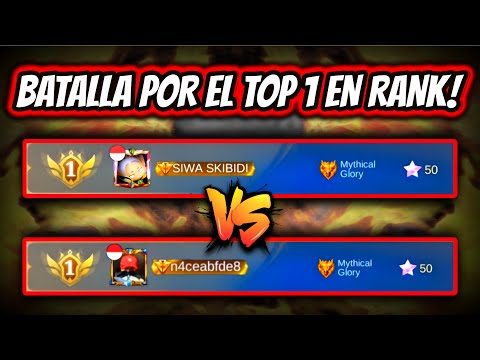 ¡SIWA y NIKA SE ENFRENTAN POR EL TOP 1 DEL RANKING MUNDIAL! | MOBILE LEGENDS