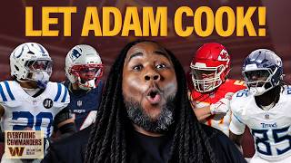 LET ADAM COOK! 🔥 Commanders GM Adam Peters Goes CRAZY in Free Agency