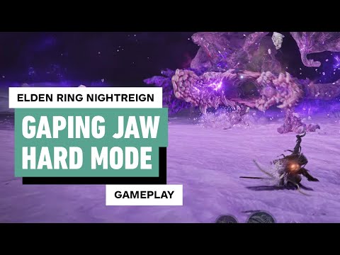 Elden Ring Nightrein: Gaping Jaw Hard Mode Gameplay (Everdark Sovereign)