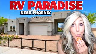Inside a Brand-New Phoenix Home with a Massive Lot & Huge RV Garage