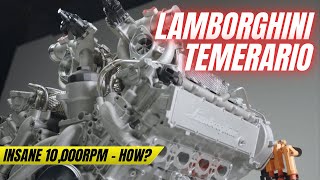 Lamborghini Temerario: insane 10,000rpm, how does it do this? 