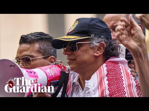 YouTube video thumbnail: Colombian President Gustavo Petro Calls on US Soldiers to 'Disobey' Trump