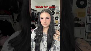 #pov friends for 1 week vs 1 month vs 1 year… #shorts #skit