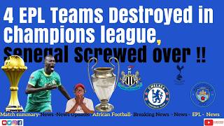 CAF Awards Morocco AFCON 2026, - 4 EPL Teams Humiliated in Champions League Round of 16