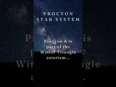 Unveiling Procyon: Journey into the Enigmatic Dual Star System