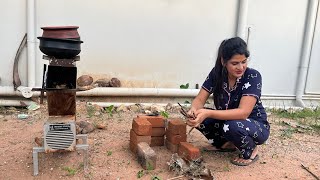 चूल्हा तो बहाना था.. पतिदेव के साथ प्यार भरा समय बिताना था ..बहुत ही खूबसूरत शाम थी सच में🥰🥰
