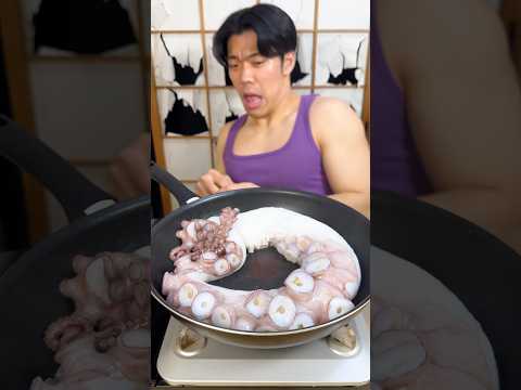 Delicious octopus. #purplegorilla #mukbang