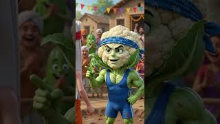 गोभी और पेपर का कुश्ती #viral video