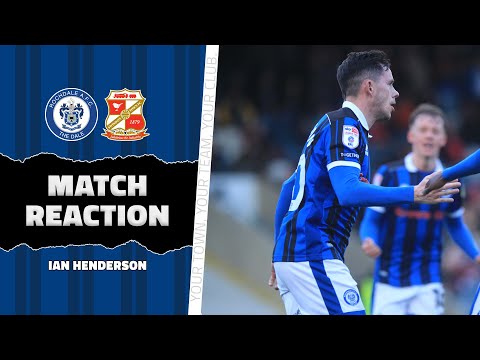 Ian Henderson On Swindon Town Draw
