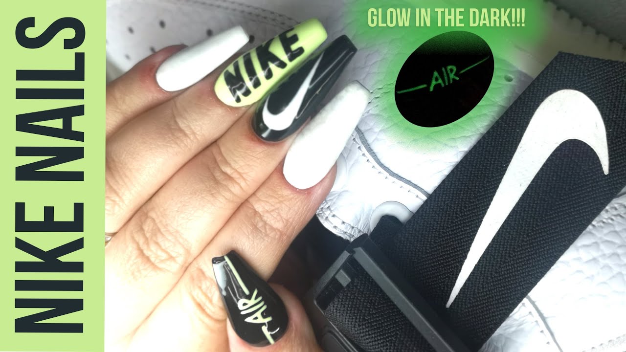 Nike Glow in the Dark Nails with Leather Look - I'm Obsessed With Trainers