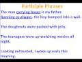 Infinitives and Participles in Sentences