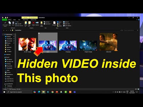 hide video inside photo || EASIEST & SAFEST WAY TO HIDE ANY FILE