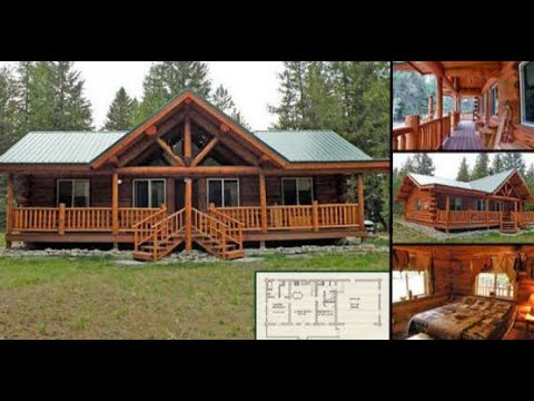 Log Home Kit For $40,000, Take A Look Inside!