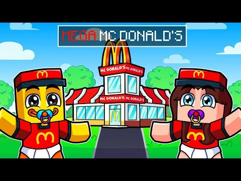 OS BEBÊS TRABALHARAM no MC DONALDS do MINECRAFT