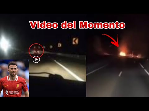 Video del accidente de Diogo Jota, momento exacto