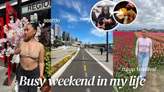 A Weekend in My Life | walking the pier, tulip fields, easter