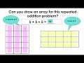 Exploring Arrays and Multiplication Concepts