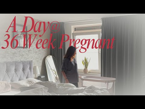 A day at 36 weeks pregnant | Little tired but excited | Planning a date night together