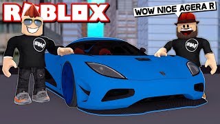 Roblox Vehicle Videos Infinitube - my brand new 1 600 000 agera in roblox vehicle simulator drag races car stunts