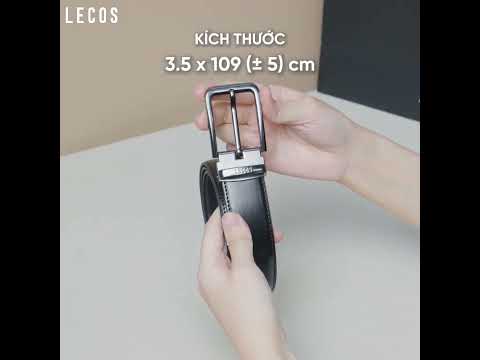 Dây lưng nam cao cấp da thật LECOS - LD7