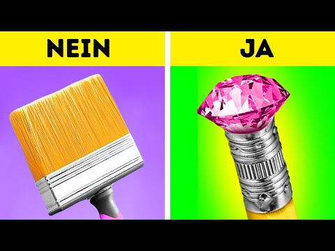 GENIALE BASTELARBEITEN 🚀 Coole Mal-Ideen! Reich vs. Arm Pfannkuchen-Kunst-Challenge auf 123 GO!