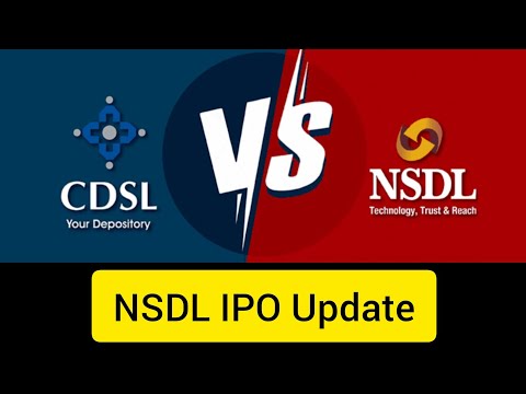 NSDL crashed 20%🔥 NSDL Vs CDSL | NSDL IPO update | NSDL IPO Launch Date