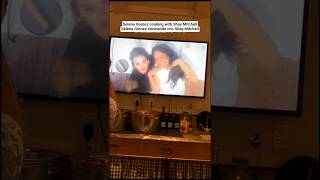 Selena Gomez cooking with Shay Mitchell 🧑‍🍳🍽️ #selenagomez