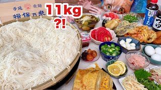 【ついに箱できた】１年間寝かした揖保乃糸の味は果たして？！【そうめん３５把】